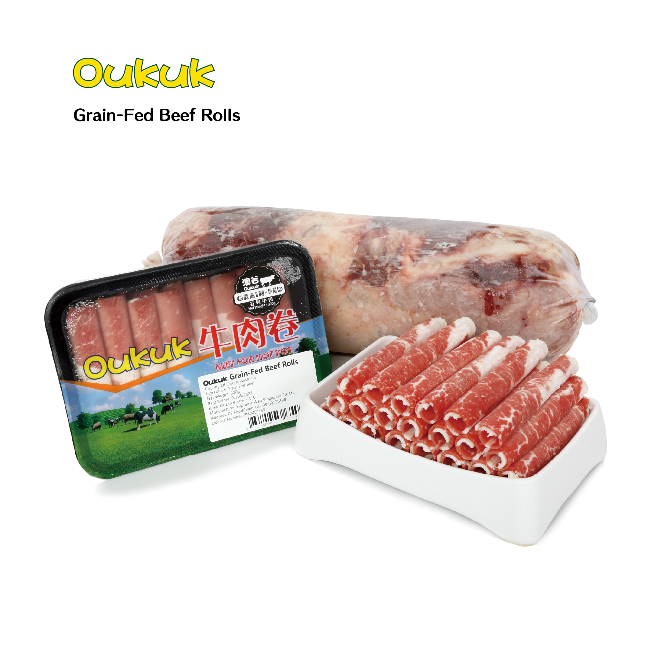 Grain Feed Beef Rolls (OKUKU)