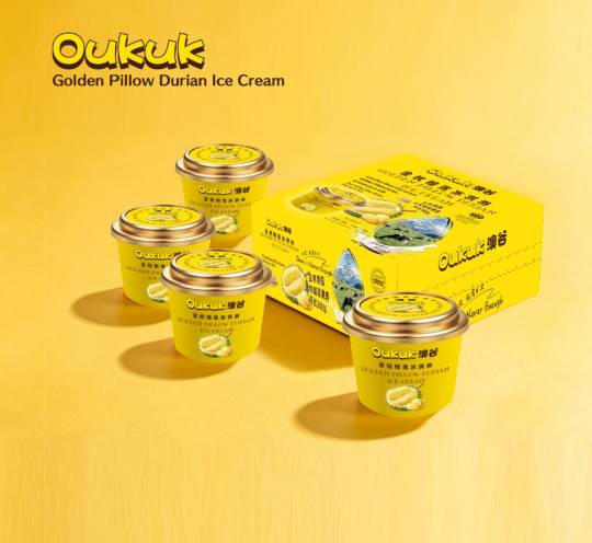 Golden Pillow Durian Ice Cream