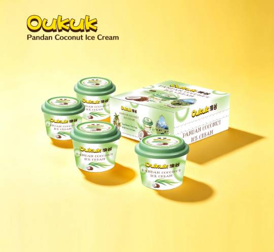 Pandan Coconut Ice Cream